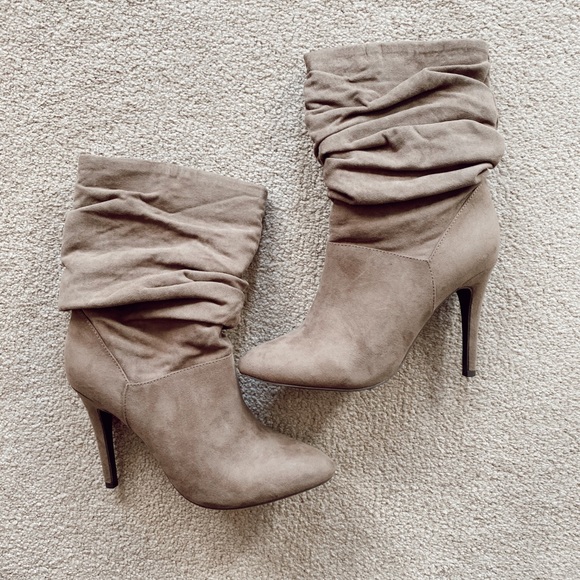 Forever 21 Shoes - Taupe Fall Style Booties